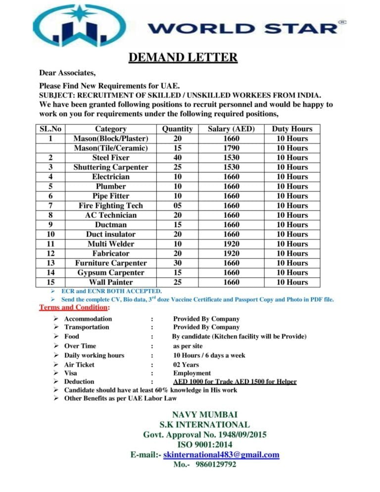 World star duabi cv selection