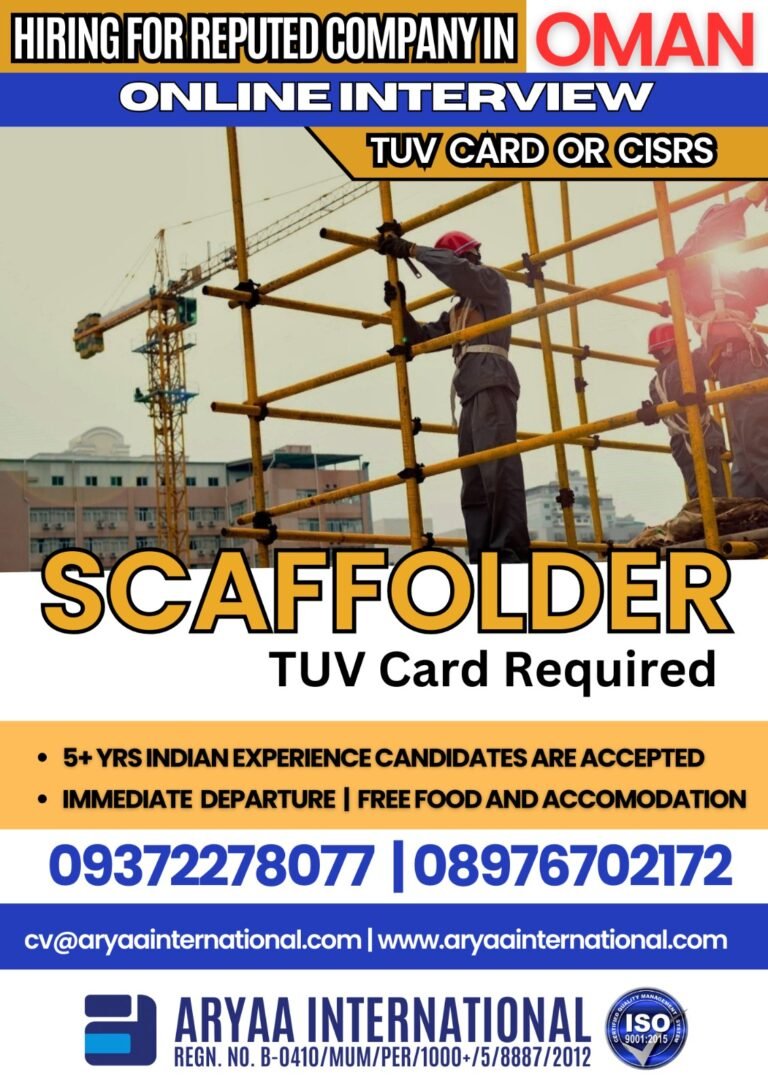 Hiring for OMAN