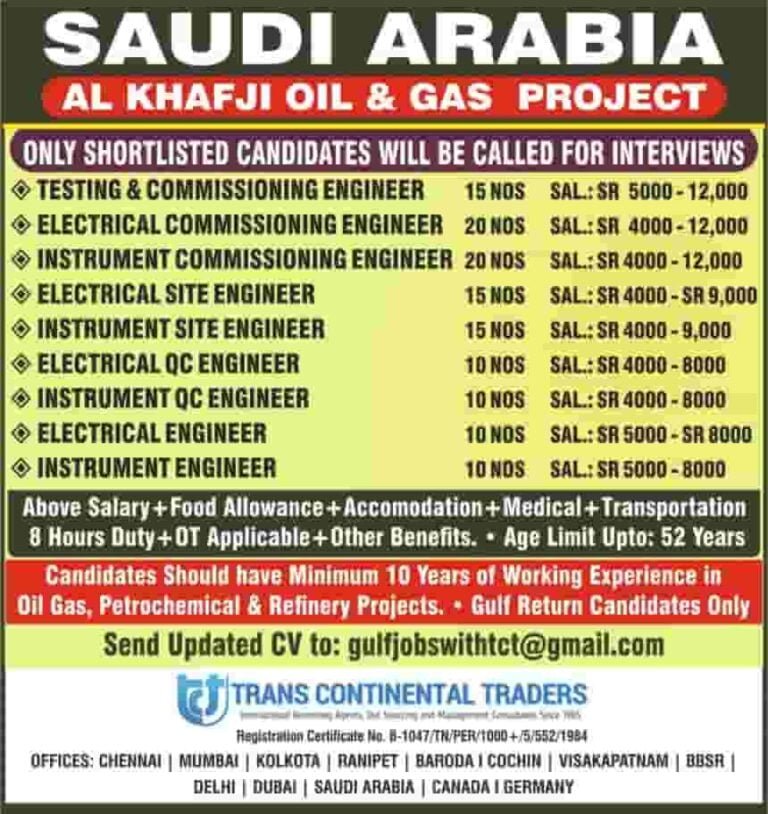 Al Khafji Oil & Gas Project Admin Last updated