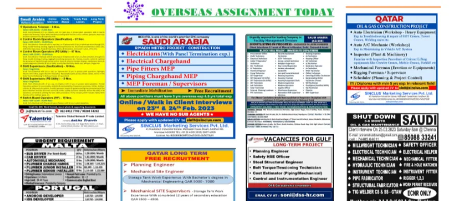 Assignment Abroad times 29th April 2024
