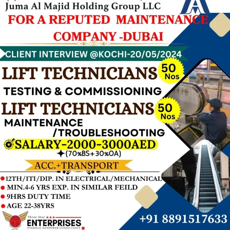 Hiring For Juma Al Majid Holding Group LLC – Dubai