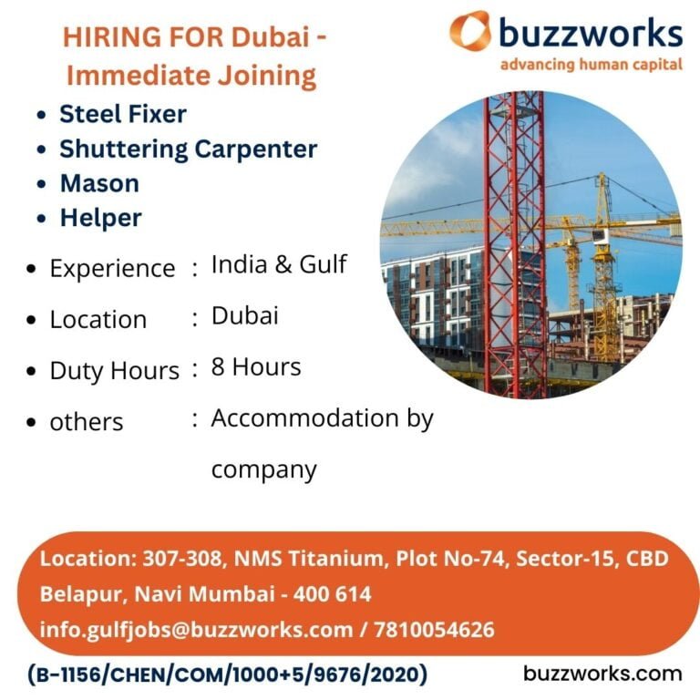 Hiring for Dubai