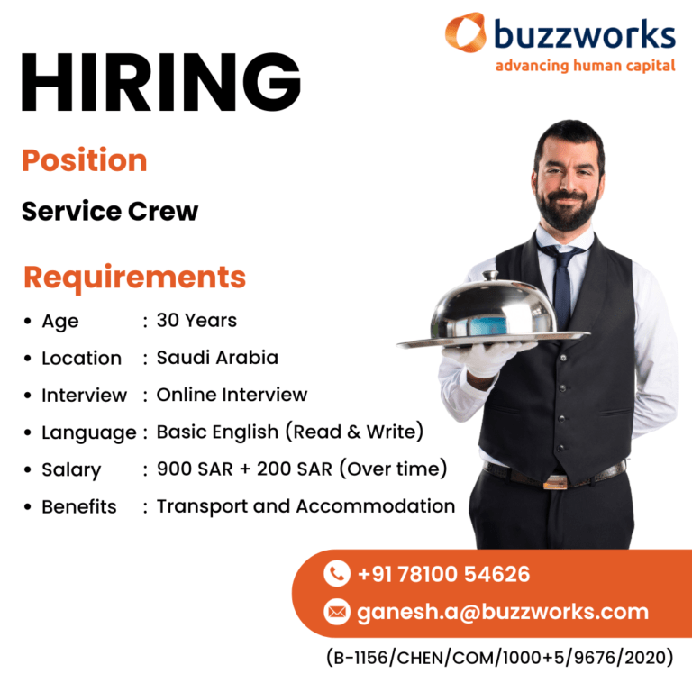 Hiring for Saudi