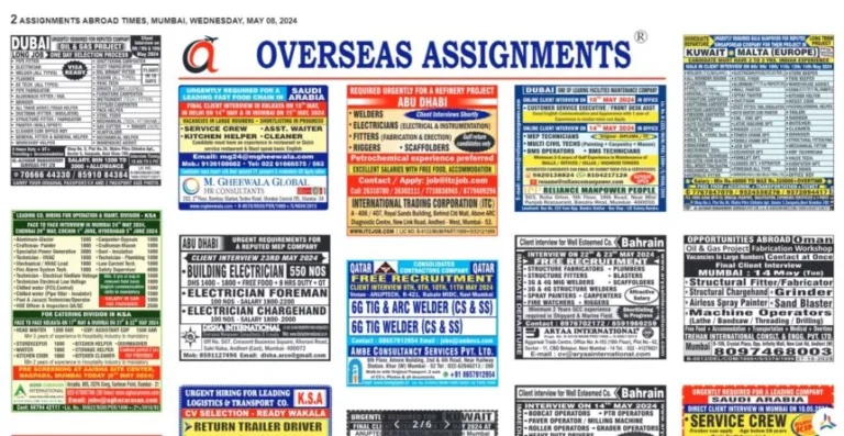 Assignment Abroad times - 20th July 2024