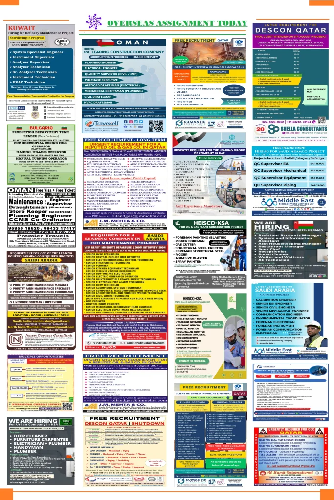 assignment abroad times december 2022