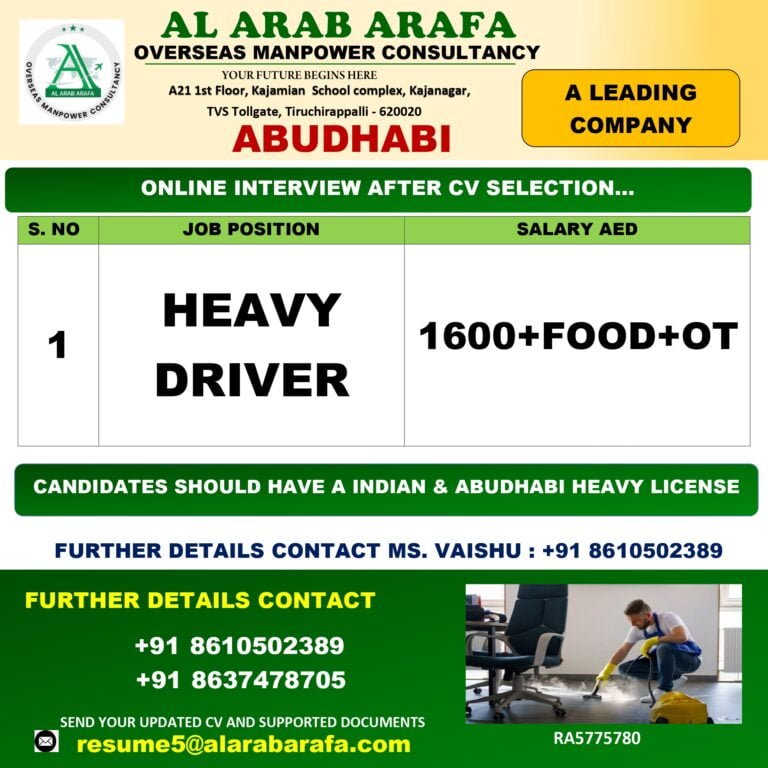 ONLINE INTERVIEW AFTER CV SELECTION