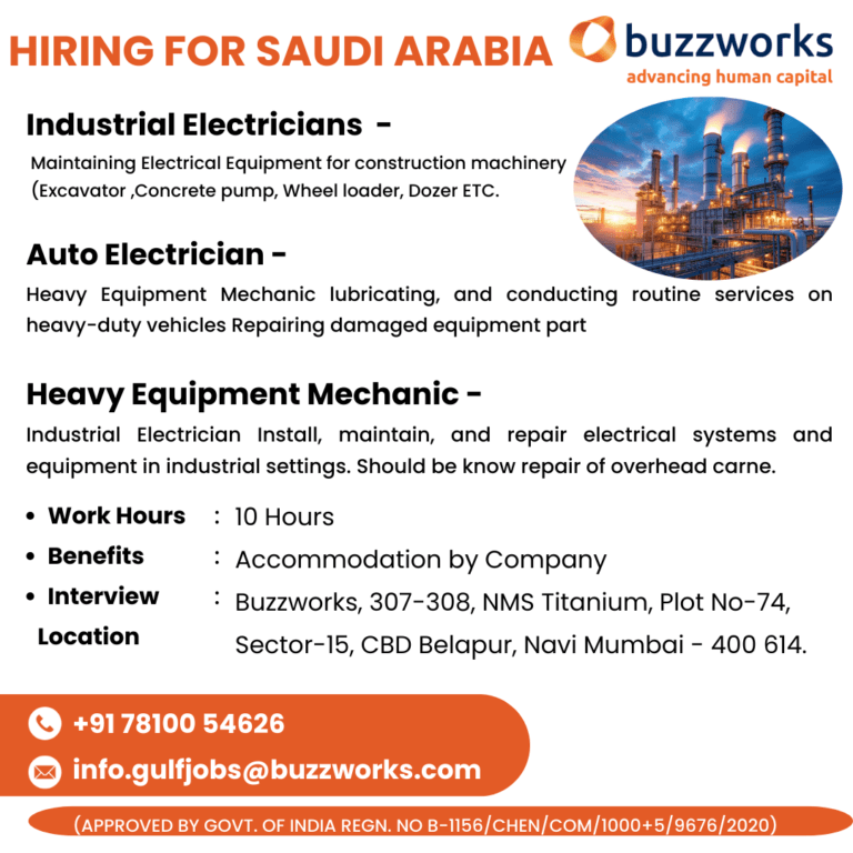 Hiring for Saudi