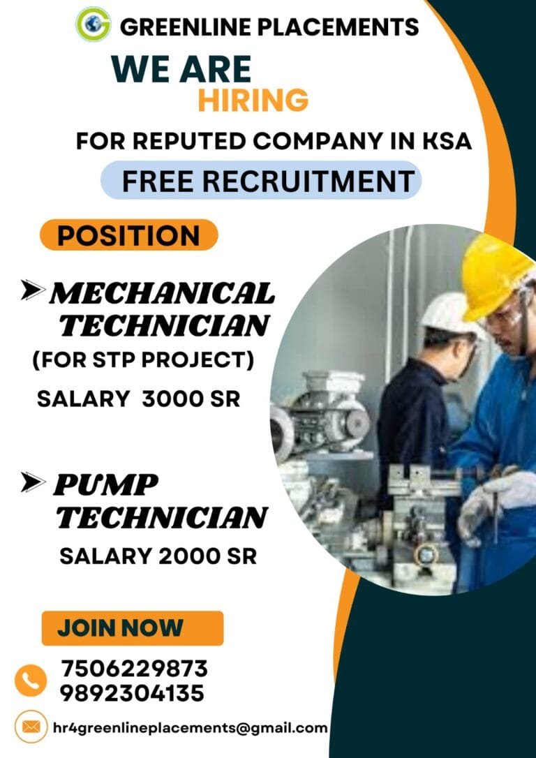 URGENT REQUIREMENT FOR REPUTED CO