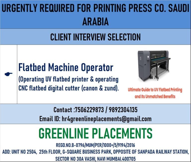 URGENTLY REQUIRED FOR REPUTED COMPANY KSA