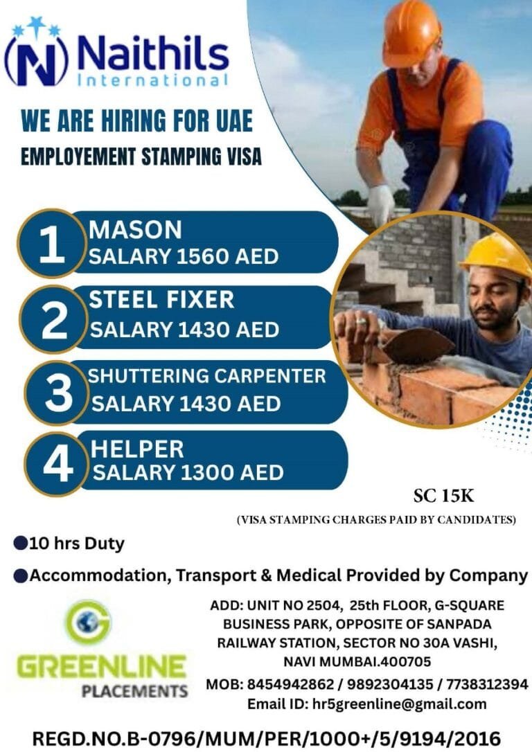 URGENTLY REQUIRED FOR REPUTED COMPANY KSA
