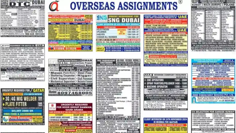 Assignments Abroad Times 18 March 2026