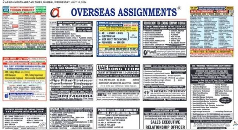 Assignment Abroad Times – 09th September 2026