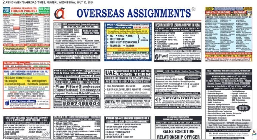 Assignment Abroad Times – 16th September 2026
